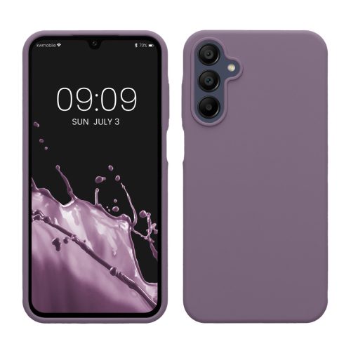 Etui Kwmobile do Samsung Galaxy A15 5G, Fioletowe, Silikonowe, KWM000021MF029C