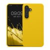 Etui Kwmobile do Samsung Galaxy S24 FE, żółte, silikonowe, KWM000021WA008C