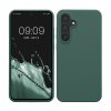 Etui Kwmobile do Samsung Galaxy S24 FE, zielone, silikonowe, KWM000021WA009C
