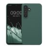 Etui Kwmobile do Samsung Galaxy S24 FE, zielone, silikonowe, KWM000021WA009C