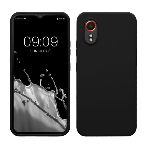 Etui Kwmobile do Samsung Galaxy Xcover 7, czarne, silikonowe, KWM000021WB001C