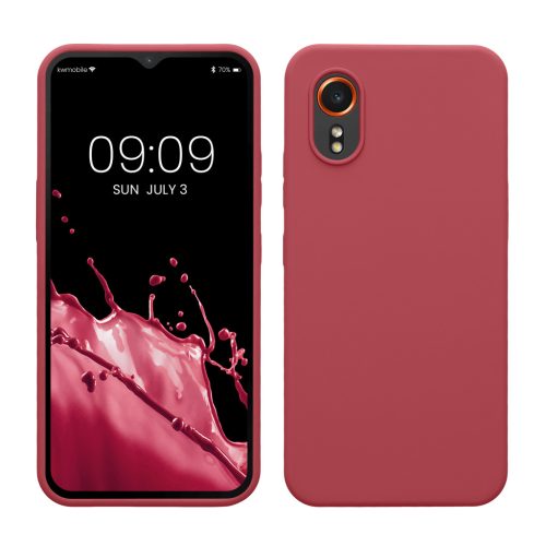 Etui Kwmobile do Samsung Galaxy Xcover 7, Ciemny róż, Silikon, KWM000021WB010C