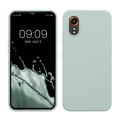 Etui Kwmobile do Samsung Galaxy Xcover 7, jasnozielone, silikonowe, KWM000021WB013C