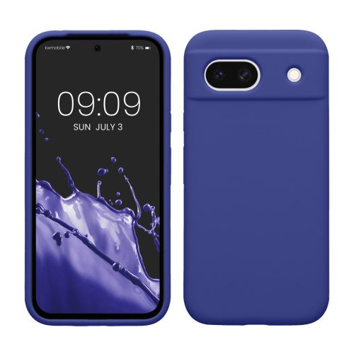 Etui Kwmobile do Google Pixel 8a, niebieskie, silikonowe, KWM000020KQ052C