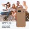 Etui Kwmobile do Google Pixel 8a, kremowe, silikonowe, KWM000020KU035C