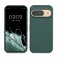 Etui Kwmobile do Google Pixel 9/Pixel 9 Pro, zielone, silikonowe, KWM000020PI021C