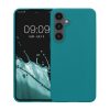 Etui Kwmobile do Samsung Galaxy S24 FE, niebieskie, silikonowe, KWM000021WC002C