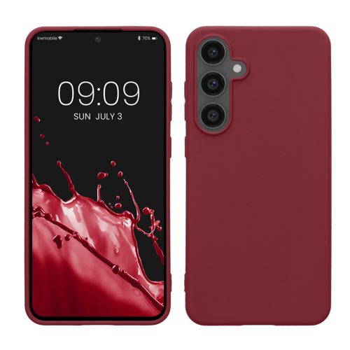 Etui Kwmobile do Samsung Galaxy S24 FE, Fioletowe, Silikonowe, KWM000021WC003C