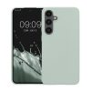 Etui Kwmobile do Samsung Galaxy S24 FE, jasnozielone, silikonowe, KWM000021WC004C