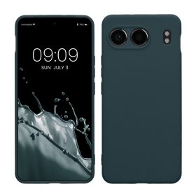   Etui Kwmobile do OnePlus Nord 4, Ciemnozielone, Silikonowe, KWM000022VI002C