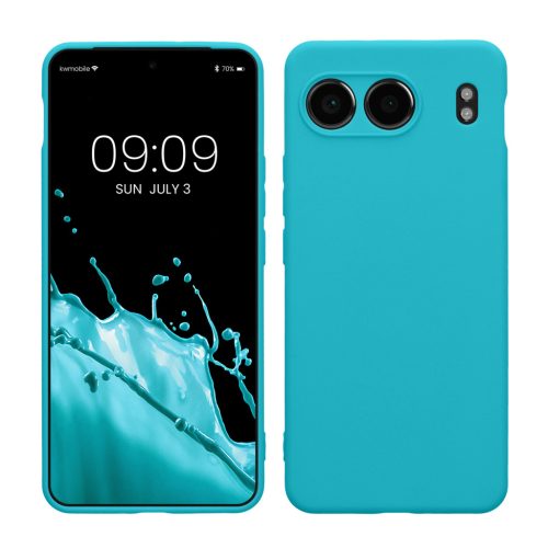 Etui Kwmobile do OnePlus Nord 4, jasnoniebieskie, silikonowe, KWM000022VI008C