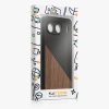 Etui Kwmobile do OnePlus Nord 4, Brązowy/Czarny, Drewno/Silikon, KWM000022VK001C