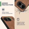 Etui Kwmobile do OnePlus Nord 4, brązowe, drewno/silikon, KWM000022VM001C