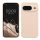 Etui Kwmobile do Google Pixel 9, kremowe, silikonowe, KWM000020PG015C