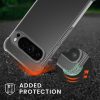 Etui Kwmobile ze smyczą do Google Pixel 9 Pro XL, przezroczyste/czarne, silikonowe, KWM000020QP001C
