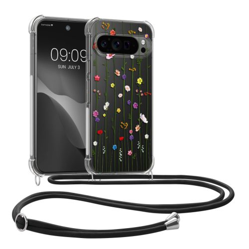 Etui Kwmobile ze smyczą do Google Pixel 9 Pro XL, wielokolorowe, silikonowe, KWM000020QQ002C