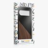 Etui Kwmobile do Google Pixel 9/Pixel 9 Pro, Brązowy/Czarny, Drewno/Silikon, KWM000020QR001C