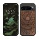 Etui Kwmobile do Google Pixel 9 Pro XL, brązowe, drewno/silikon, KWM000020QT003C