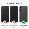 Etui Kwmobile do Samsung Galaxy S23 FE, szare, silikonowe, KWM000021WO004C