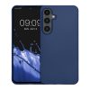 Etui Kwmobile do Samsung Galaxy S24 FE, niebieskie, silikonowe, KWM000021WP003C