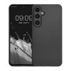Etui Kwmobile do Samsung Galaxy S24 FE, szare, silikonowe, KWM000021WP004C