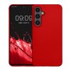 Etui Kwmobile do Samsung Galaxy S24 FE, czerwone, silikonowe, KWM000021WP006C