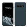 Etui Kwmobile do Samsung Galaxy S10, ciemnozielone, silikonowe, KWM000009MS006C