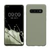 Etui Kwmobile do Samsung Galaxy S10, jasnozielone, silikonowe, KWM000009MS013C