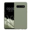 Etui Kwmobile do Samsung Galaxy S10, jasnozielone, silikonowe, KWM000009MS013C