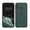 Etui Kwmobile do Samsung Galaxy A40, ciemnozielone, silikonowe, KWM000009ZX035C