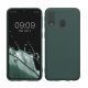 Etui Kwmobile do Samsung Galaxy A40, ciemnozielone, silikonowe, KWM000009ZX035C