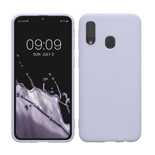 Etui Kwmobile do Samsung Galaxy A40, jasnofioletowe, silikonowe, KWM000009ZX036C