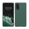 Etui Kwmobile do Samsung Galaxy S20 FE, zielone, silikonowe, KWM0000121L070C