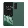 Etui Kwmobile do Samsung Galaxy S20 FE, zielone, silikonowe, KWM0000121L070C