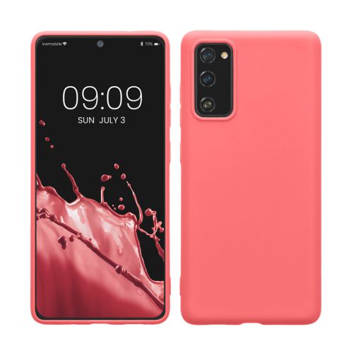 Etui Kwmobile do Samsung Galaxy S20 FE, różowe, silikonowe, KWM0000121L072C
