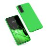 Etui Kwmobile do Samsung Galaxy S21, zielone, silikonowe, KWM000012BS048C