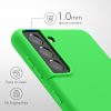 Etui Kwmobile do Samsung Galaxy S21, zielone, silikonowe, KWM000012BS048C