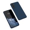 Etui Kwmobile do Samsung Galaxy S21, niebieskie, silikonowe, KWM000012BS049C