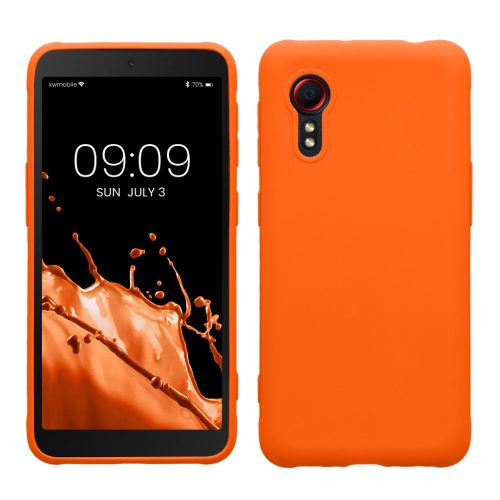 Etui Kwmobile do Samsung Galaxy Xcover 5, pomarańczowe, silikonowe, KWM000012NV037C