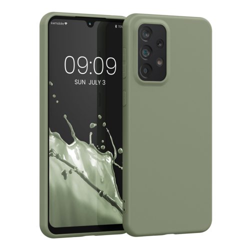 Etui Kwmobile do Samsung Galaxy A33 5G, jasnozielone, silikonowe, KWM000015FQ015C