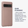 Etui Kwmobile do Google Pixel 7, kremowe, silikonowe, KWM000017QR011C