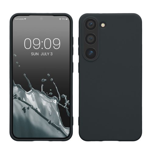 Etui Kwmobile do Samsung Galaxy S23, ciemnoniebieskie, silikonowe, KWM000017WK021C