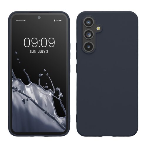 Etui Kwmobile do Samsung Galaxy A54 5G, ciemnoniebieskie, silikonowe, KWM000018FR046C