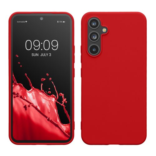 Etui Kwmobile do Samsung Galaxy A54 5G, czerwone, silikonowe, KWM000018FR048C