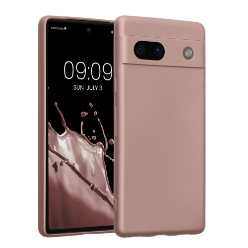 Etui Kwmobile do Google Pixel 7a, kremowe, silikonowe, KWM000019YG014C