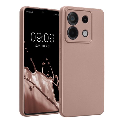 Etui Kwmobile do Xiaomi Redmi Note 13 Pro 5G, kremowe, silikonowe, KWM000020LE013C