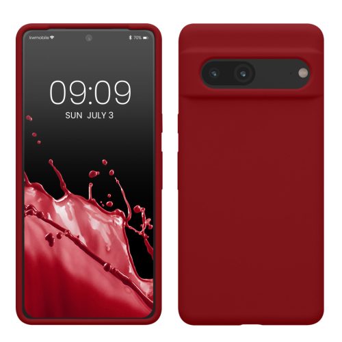 Etui Kwmobile do Google Pixel 7, czerwone, silikonowe, KWM0000171I058C