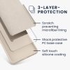 Etui Kwmobile do Google Pixel 8a, kremowe, silikonowe, KWM000020KQ054C