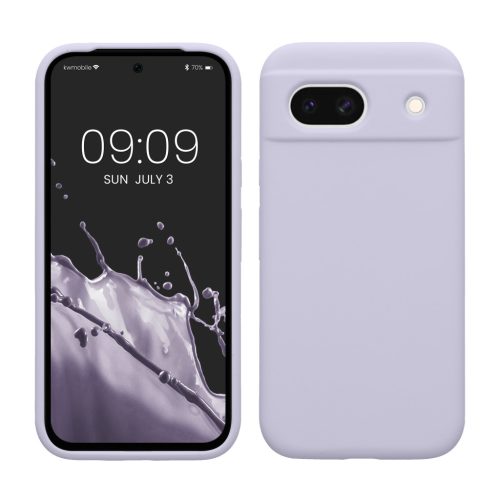 Etui Kwmobile do Google Pixel 8a, jasnofioletowe, silikonowe, KWM000020KQ055C