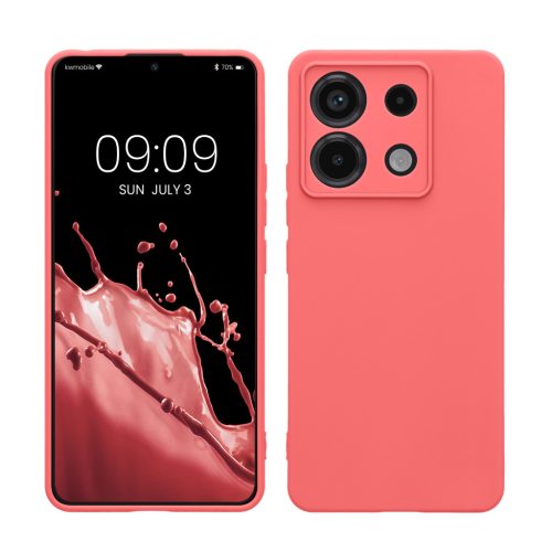 Etui Kwmobile do Xiaomi Redmi Note 13 Pro 5G, różowe, silikonowe, KWM000020LD036C